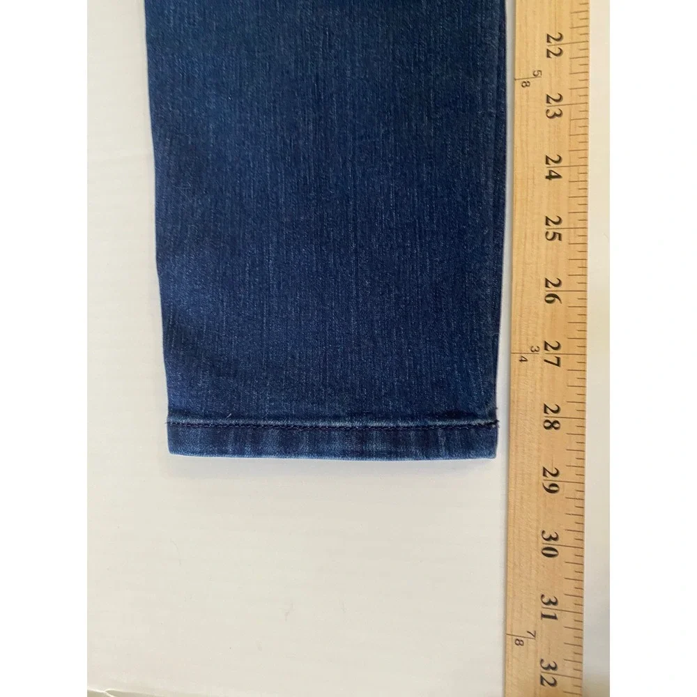 Universal Thread Mid Rise Skinny Jeans Dark Wash Denim Blue 12/31R Ankle Length